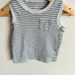 Striped Tank Top with Pocket / 18m