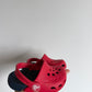 Red + Black Croc Sandals / 4 Infant