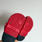 Red + Black Croc Sandals / 4 Infant