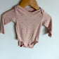 Pink Dotted Bodysuit / 4-6m