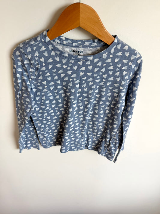 Blue Heart Long Sleeve / 6T