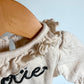 Cutie  Ruffle Collared Bodysuit / 3-6m