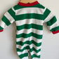 Reindeer Striped Fleece Sleeper / 3m