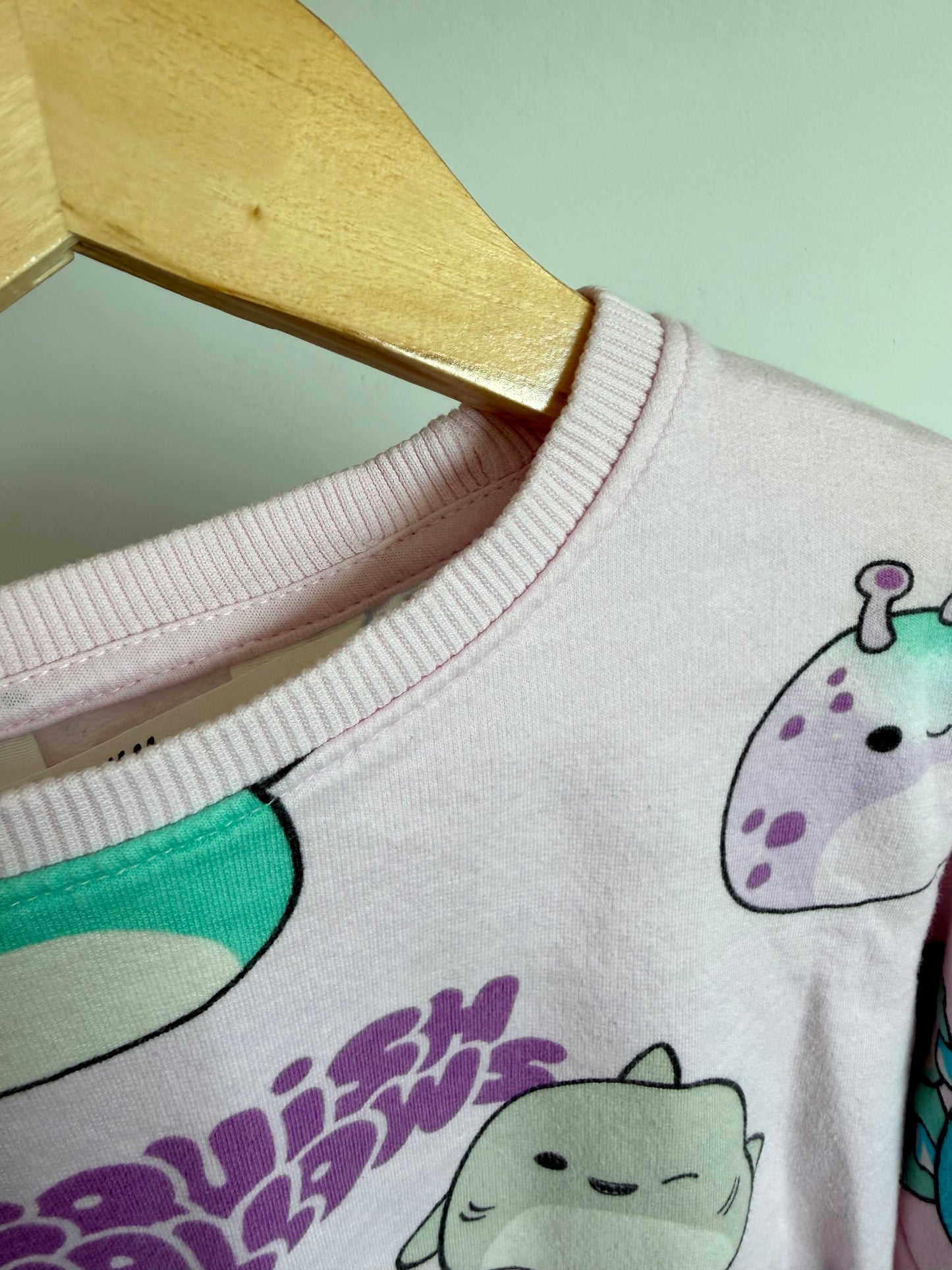 H&M Pink Squish Mallow Crewneck / 4-6 years