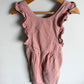Zara Blush Ruffle Overalls / 2-3T