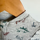Grey Dino Two Way Zip Sleeper / 0-3m