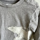 Polar Bear Grey Top / 18-24m