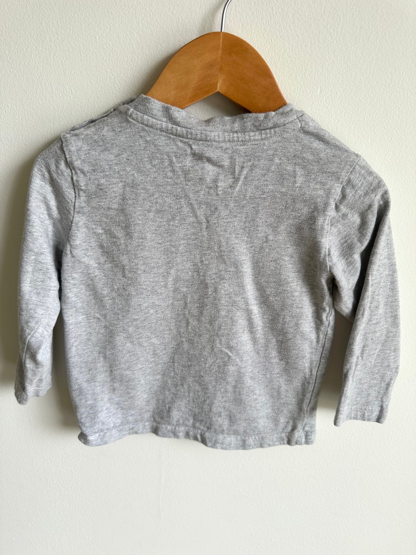 Polar Bear Grey Top / 18-24m