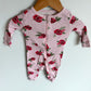 Rose Pattern Sleeper / 0-3m