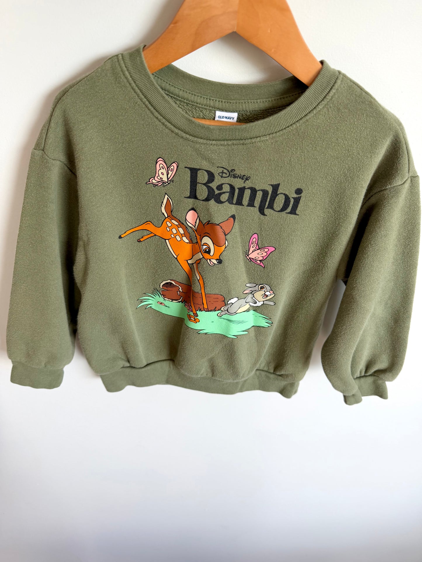 Olive Bambi Crewneck / 5T
