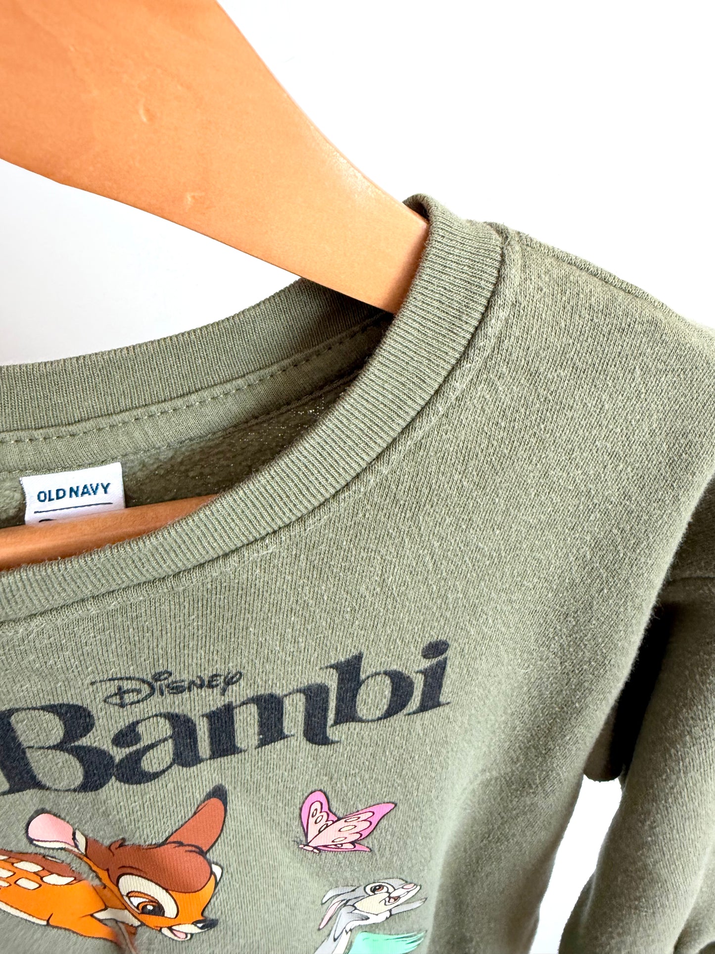 Olive Bambi Crewneck / 5T