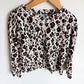 Brown + Black Floral Shirt / 8 years