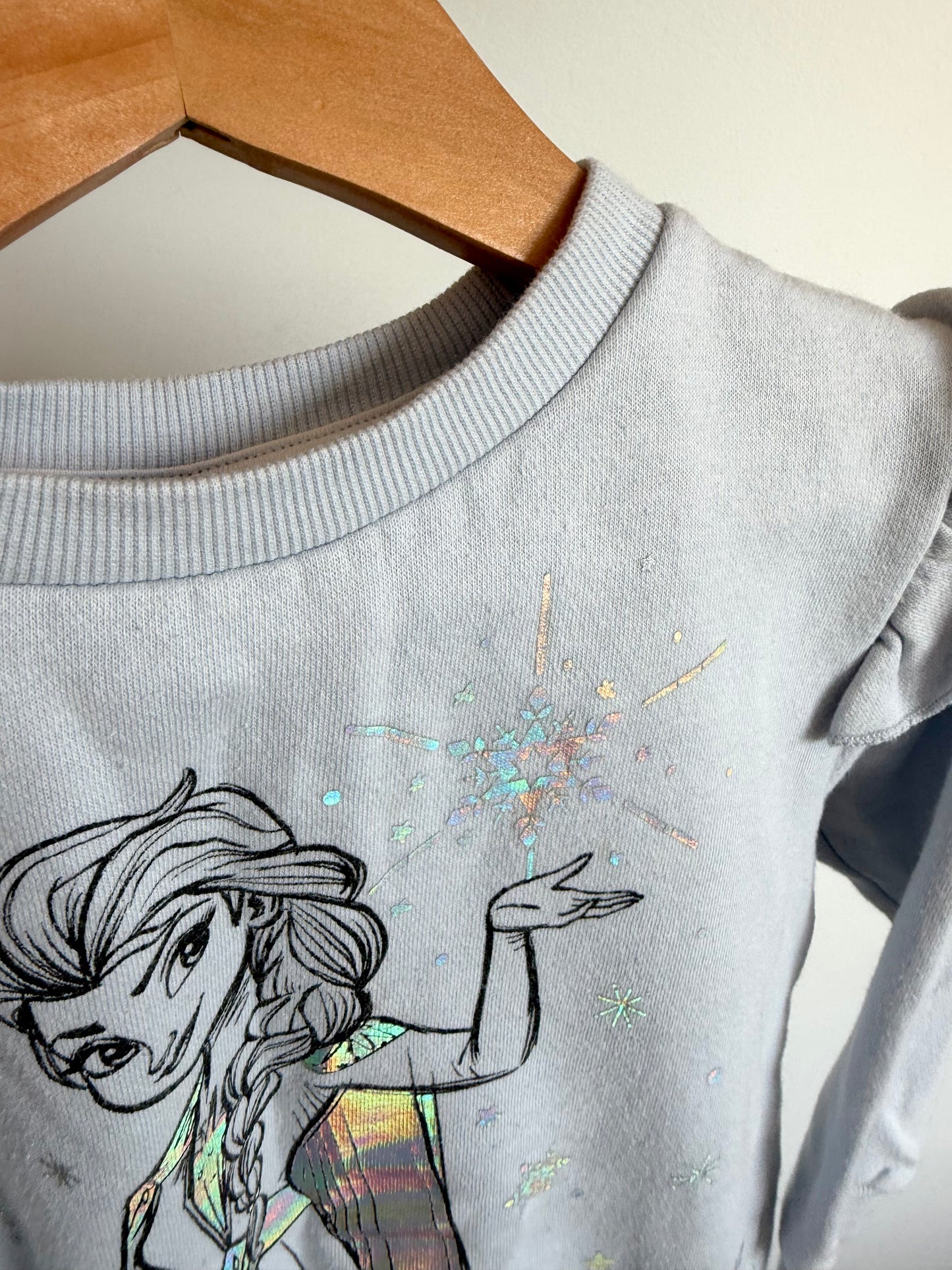 Light Blue Frozen Crewneck / 4T