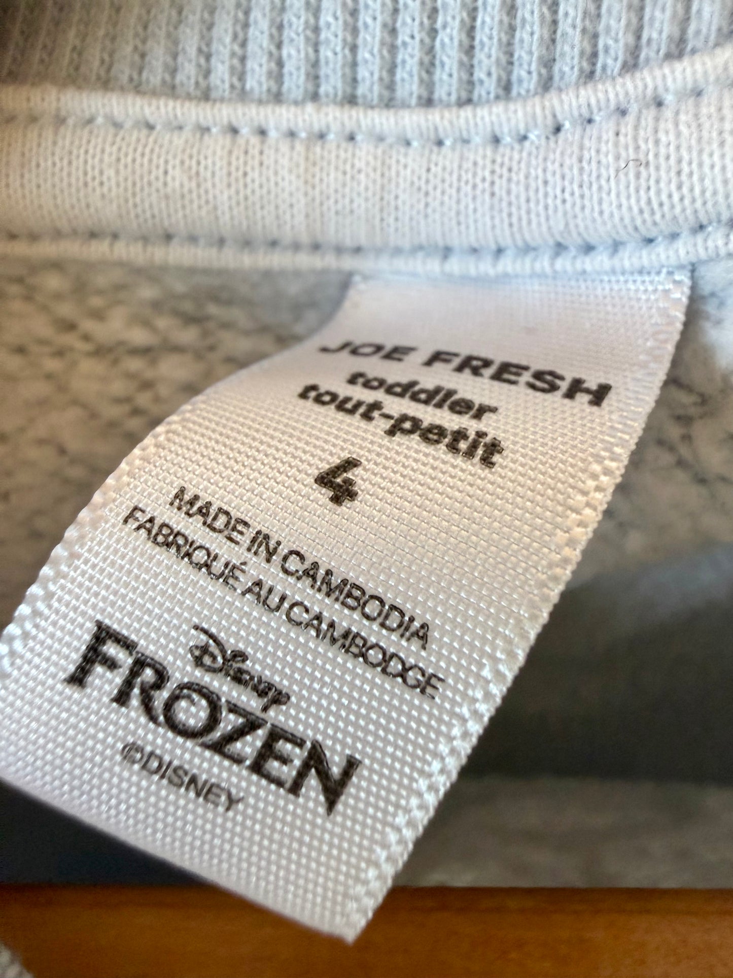 Light Blue Frozen Crewneck / 4T