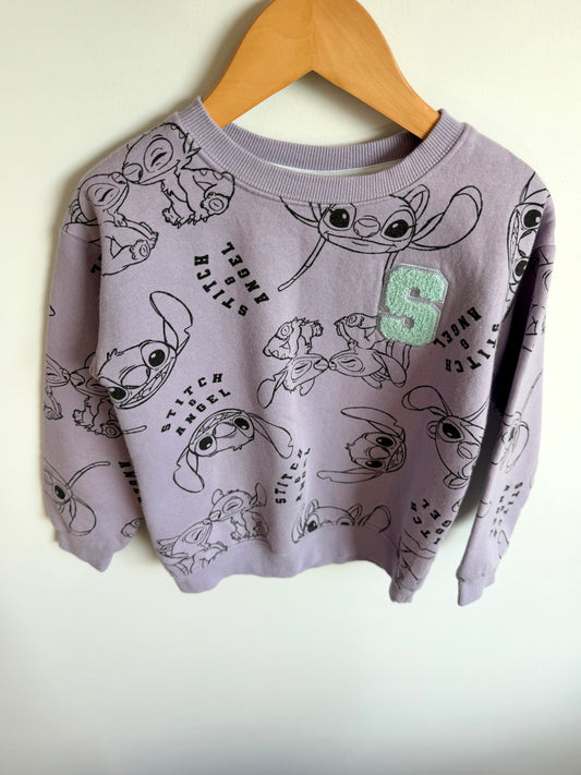 Stitch Purple Crewneck Sweater / 6T