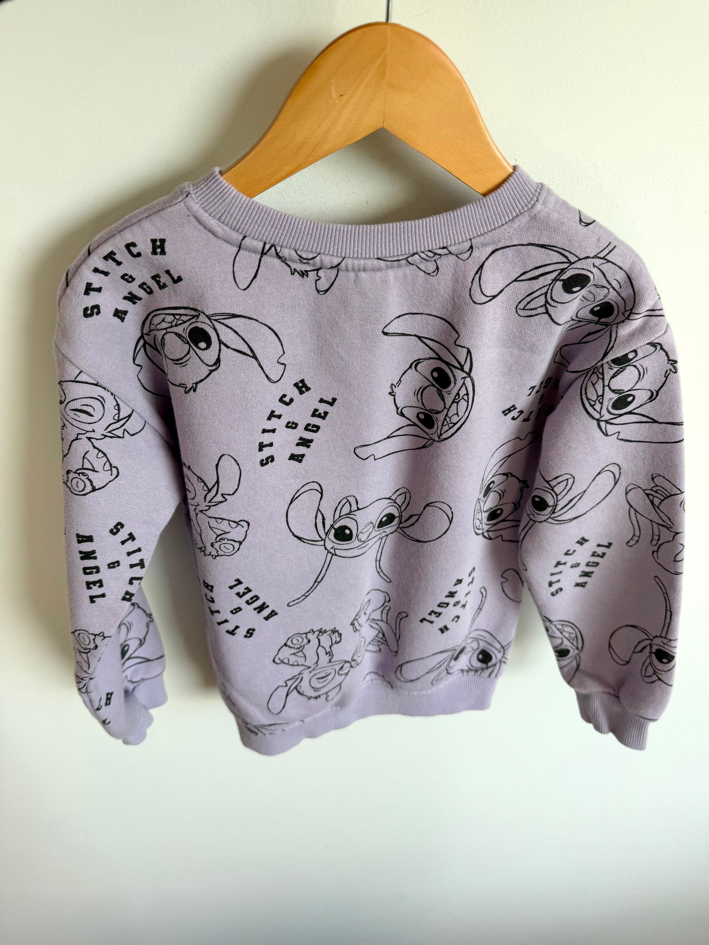 Stitch Purple Crewneck Sweater / 6T
