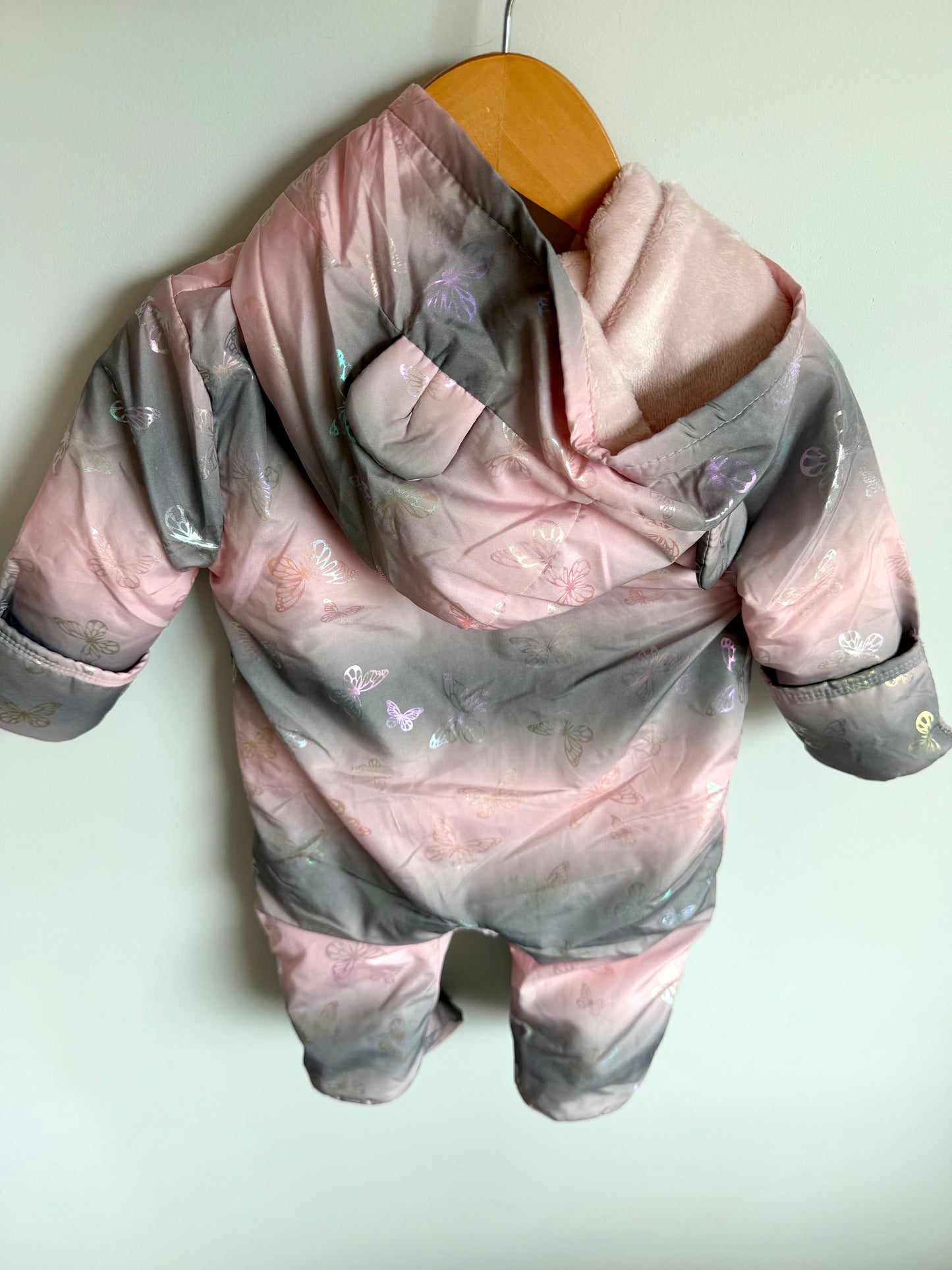 Butterfly Pattern Bunting Suit / 3-6m