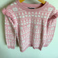 Pink Festive Sparkle Sweater / 6T