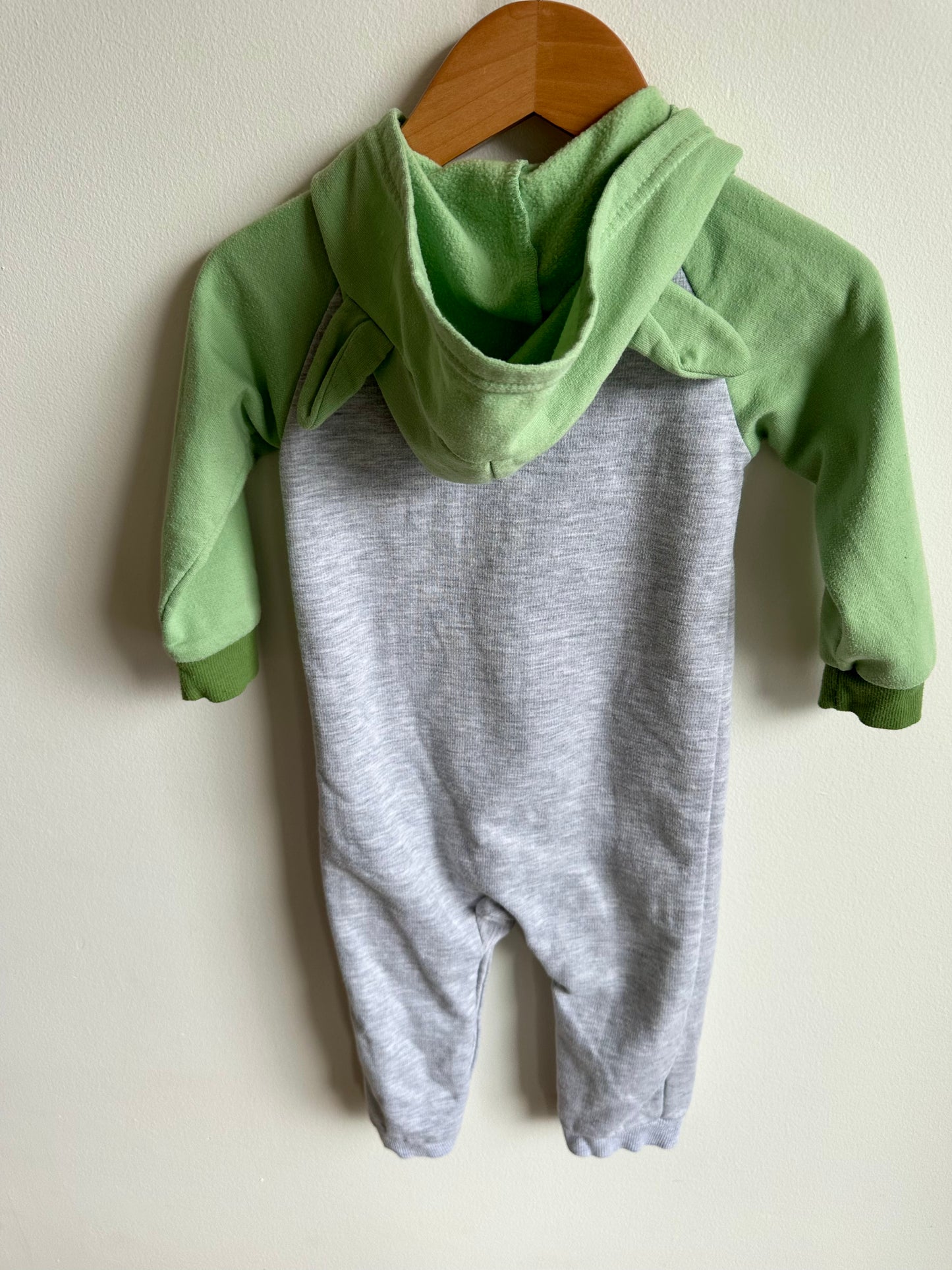 Hooded Yoda Little Bounty Jumpsuit / 12-18m