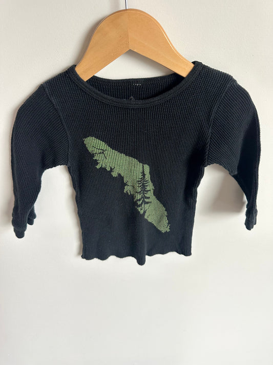 Vancouver Island Ribbed Top / 12m?