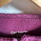 Purple Lined Floral Sleeper / 3-6m
