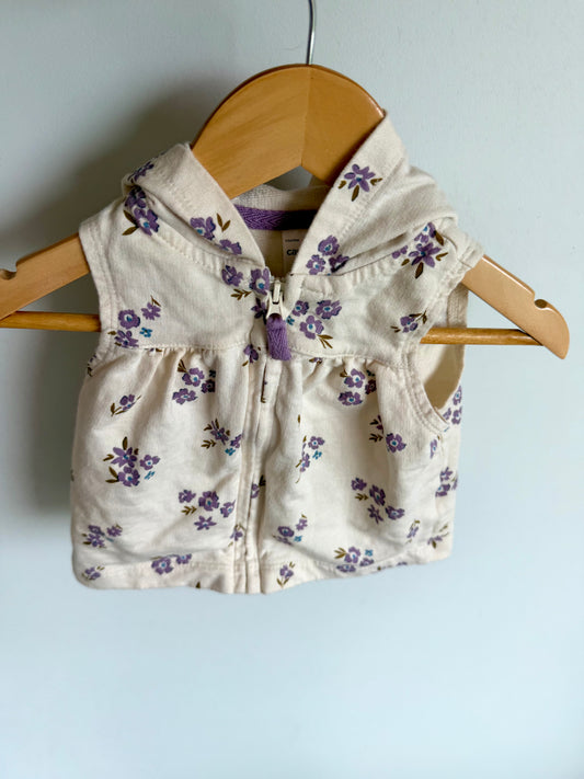 Floral Hood Vest / 3m