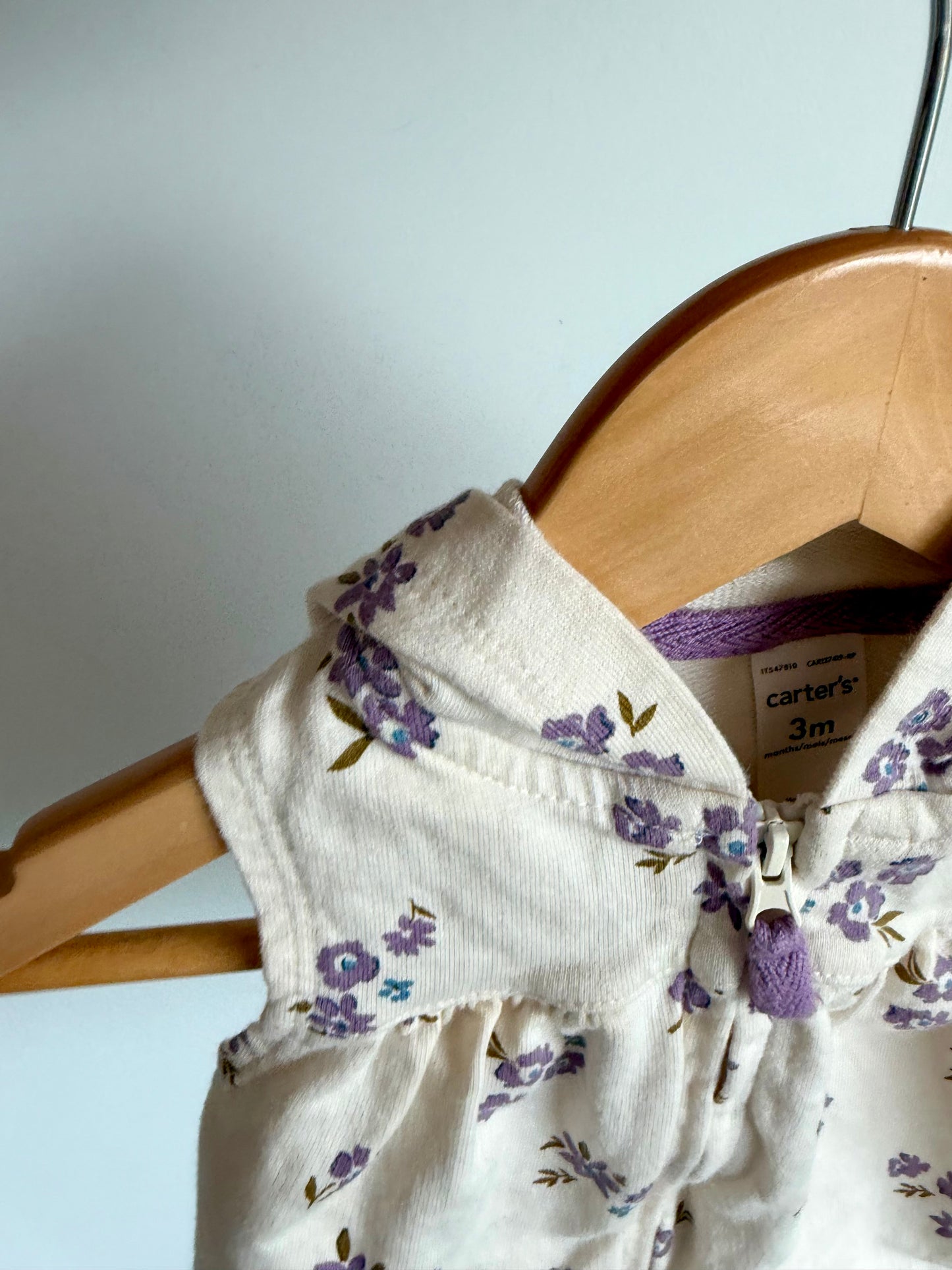 Floral Hood Vest / 3m