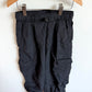 Black High Rise Quick Dry Cargo Pants / 6T