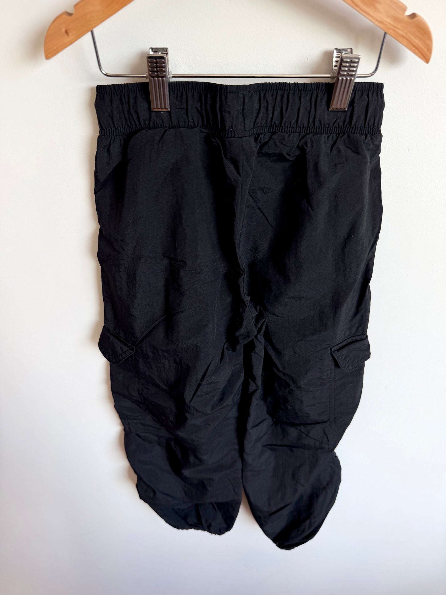 Black High Rise Quick Dry Cargo Pants / 6T