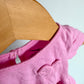 Pink Peplum Heart Top / 0-3m