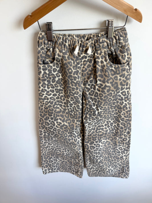 Wide Leg Animal Print Pants / 6T