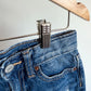 Distressed High Rise Denim Shorts / 6T