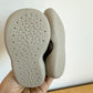 Brown Giraffe Pull On Soft Soles / Size 2-3 Infant