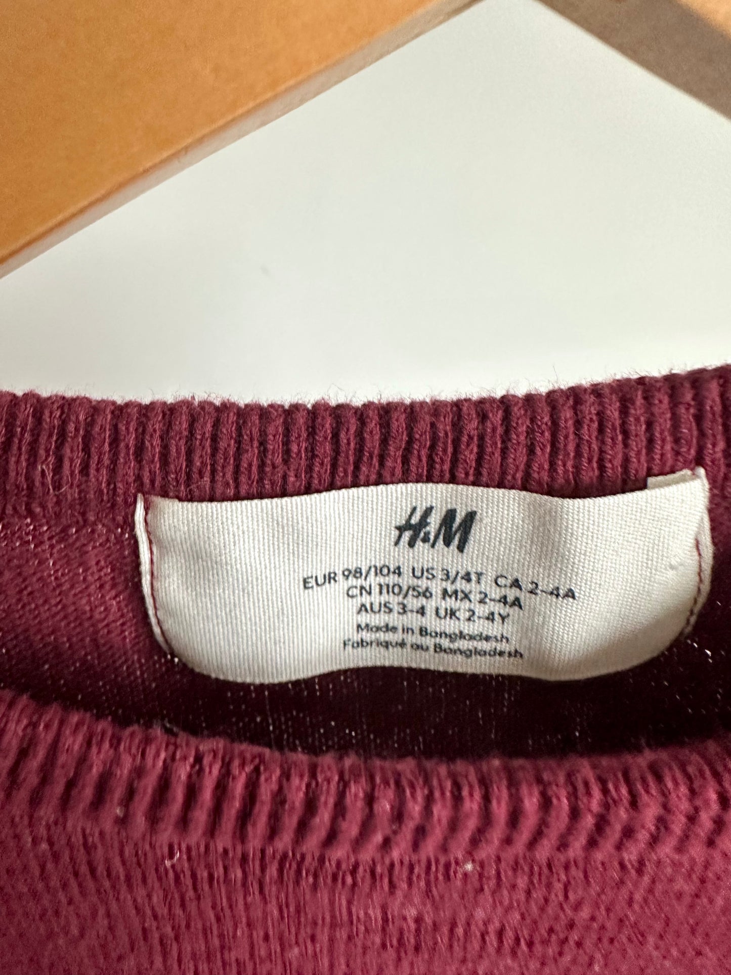 Rouge Ruffle Sleeve Dress / 2-3T