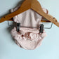 Blush Striped Top + Shorts Set / 3m