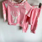Antler Deer Top + Pants Set / 6-12m