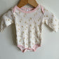 Set of 2 Bodysuits- Gold + Pink / 6-9m