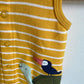 Turtle + Tucan Romper / 3m