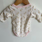 Set of 2 Bodysuits- Gold + Pink / 6-9m