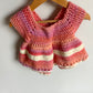 Handmade Color Stripe Blocks Top / 18-24m?