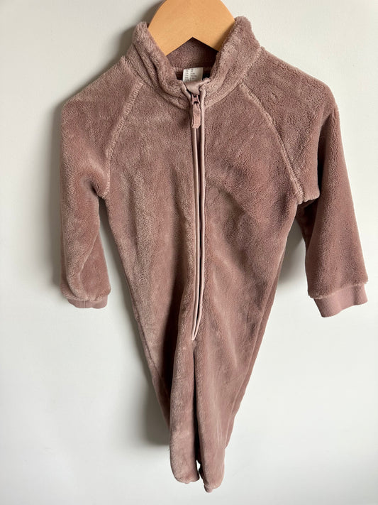 Blush Fleece Jumpsuit / 2-3T