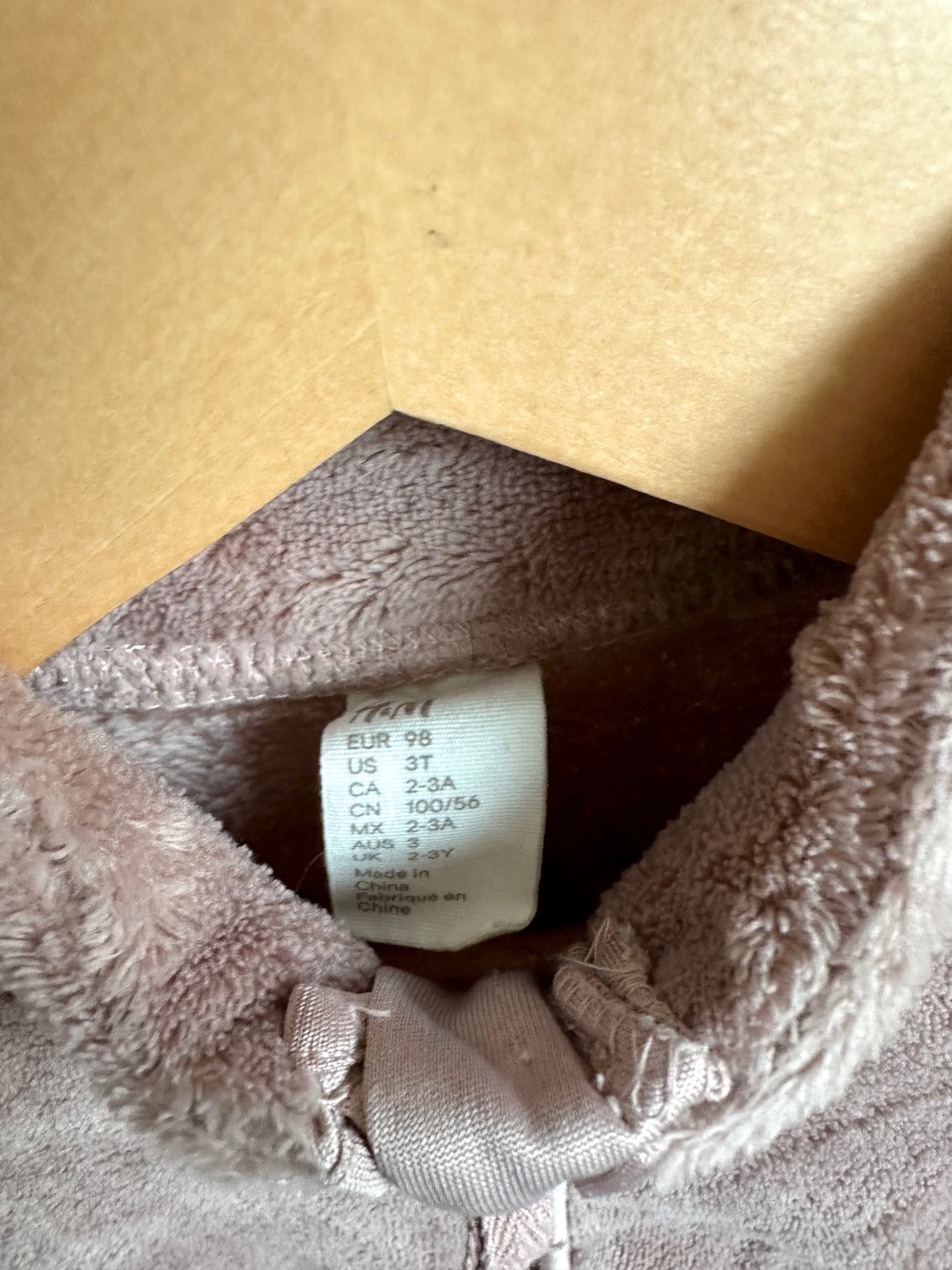 Blush Fleece Jumpsuit / 2-3T