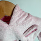 Fuzzy Pink Bunny Hoodie / 3-6m