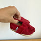Toms Red Shoe / Size 3 Infant