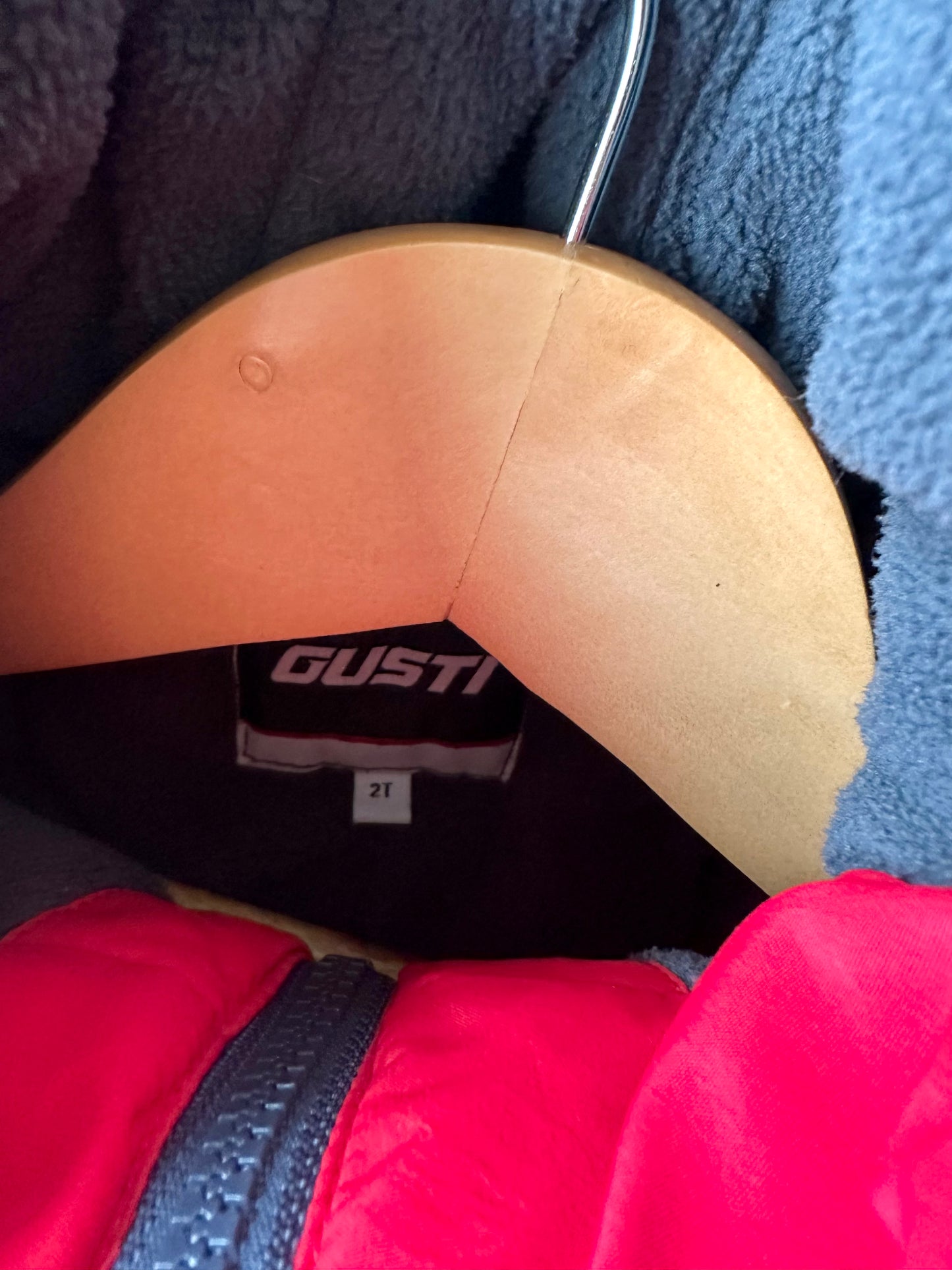 Snow Red Jacket + Ash Pants Set / 2T