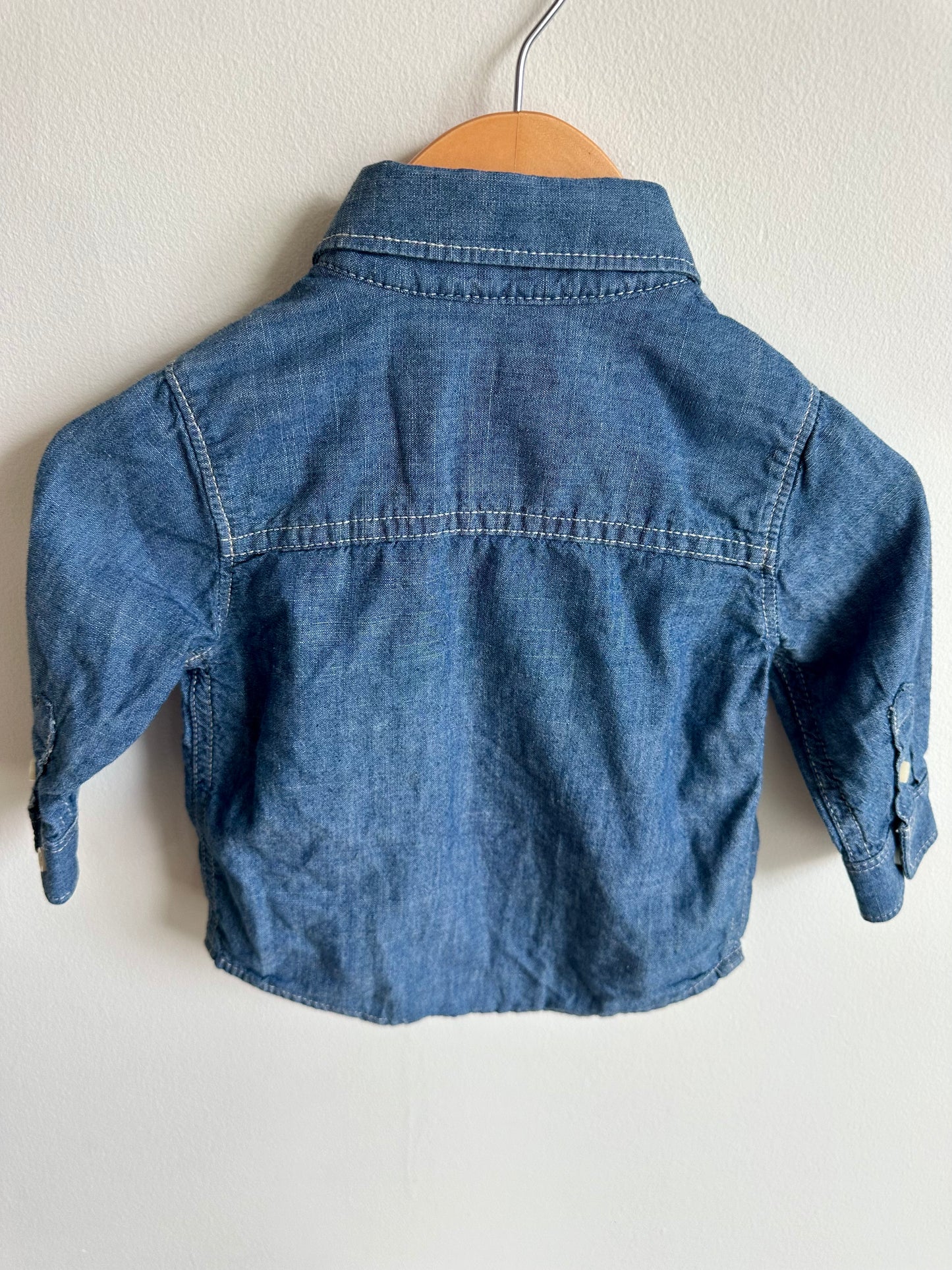 Denim Dress Shirt / 6m