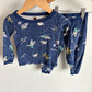 Blue Outerspace PJ Set / 24m