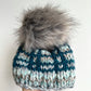 Knit Toque with Removable Pom Pom / 6-9m