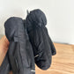 Black Winter Zipper Gloves / 4-12m