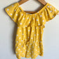 Yellow Polka Dot Ruffle Jumpsuit / 3T